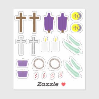 Lent Sticker Set