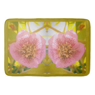 Lenten Rose. Helleborus orientalis Bath Mat