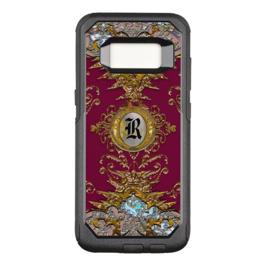 Lentyale Petrach Victorian Monogram VIII OtterBox Commuter Samsung Galaxy S8 Case