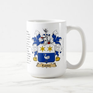 Lenz, the Origin, the Meaning and the Crest Coffee Mug
