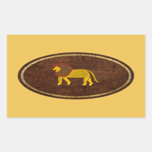 Leo 2008 rectangular sticker