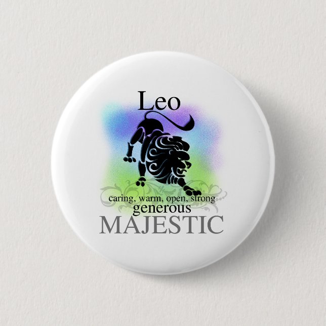 Leo About You 6 Cm Round Badge (Front)