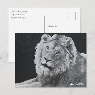 Leo, African Lion, Animal Postcard