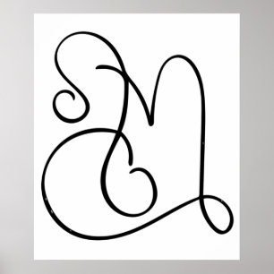 Leo And Capricorn Beautifully Entwined Zodiac Art Poster