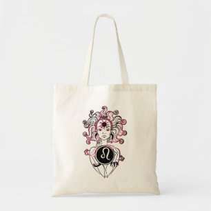 Leo Art Deco Lady Tote Bag