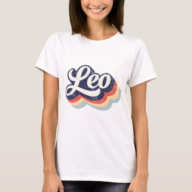 Leo Astrological Sign T-Shirt (Front)