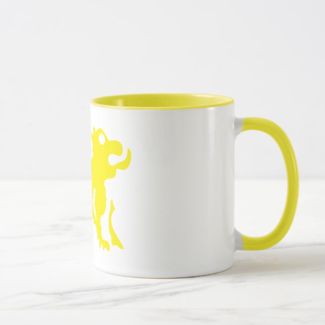 Leo Astrology Sun Sign, Zodiac Ringer Mug (Right)