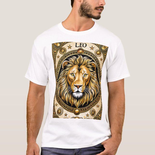 Leo astrology Zodiak sign T-Shirt (Front)