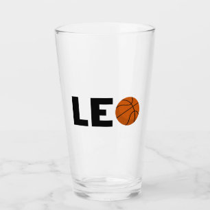 Leo Basketball Glass