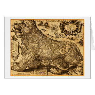 Leo Belgicus of the Netherlands and Belgium