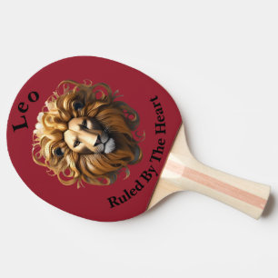 Leo Birth Sign, Lion, Ruled By The Heart, Ping Pong Paddle