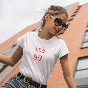 Leo   Birth Year Customizable T-Shirt