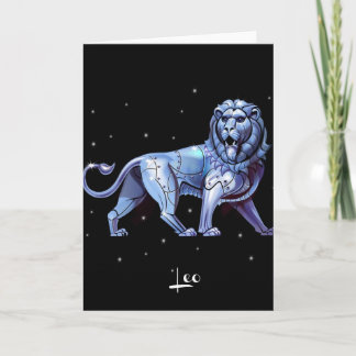 Leo Birthday Card