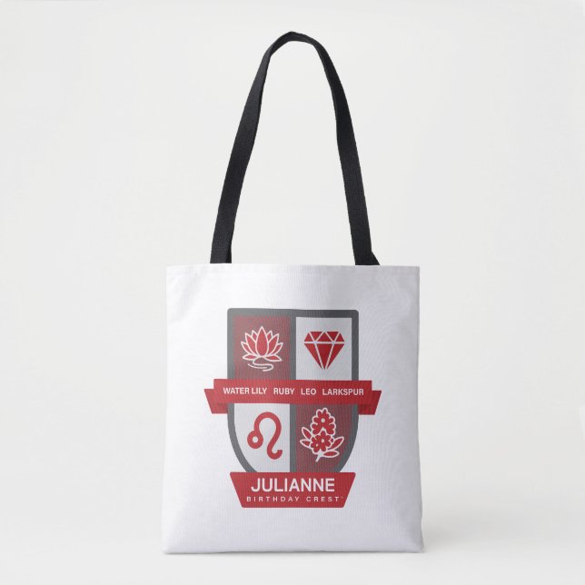 Leo Birthday Crest™ for July 23-31 Tote Bag (Front)