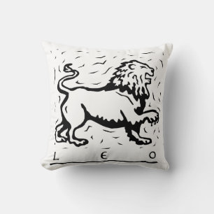 Leo Birthday Year Astrological Zodiac Sign Pillow