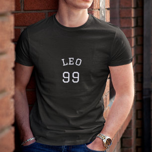 Leo   Black Birthday T-Shirt