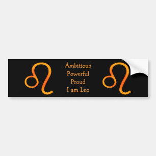 Leo Bumper Sticker