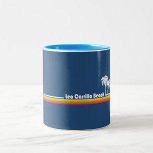 Leo Carrillo Beach Malibu California Two-Tone Coffee Mug