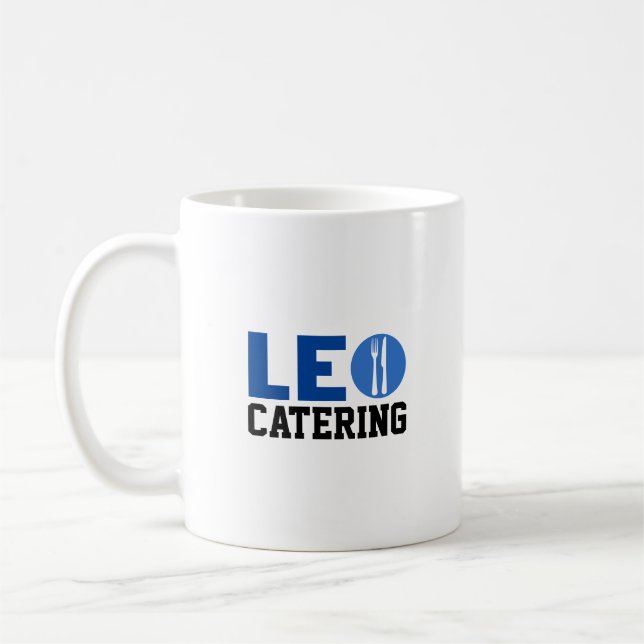Leo catering coffee mug (Left)