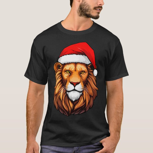 Leo Christmas T-Shirt (Front)