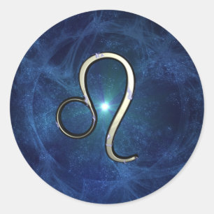 Leo Classic Round Sticker