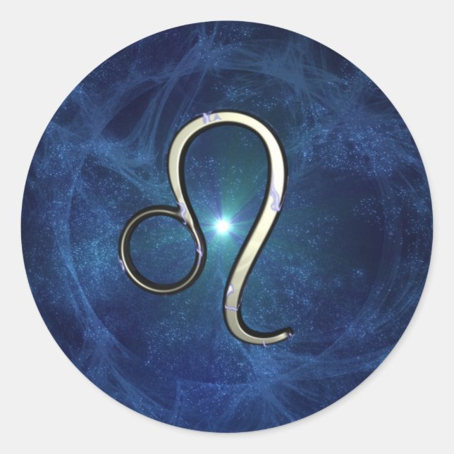 Leo Classic Round Sticker (Front)