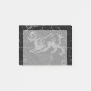 Leo Constellation Hevelius 1690 Decor Post-it Notes
