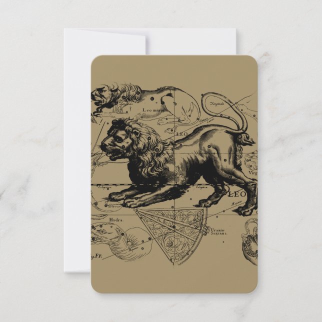 Leo Constellation Hevelius 1690 July23 - August 22 (Front)