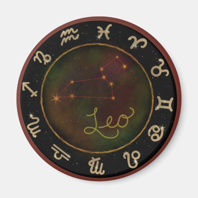 Leo Constellation Magnet (Front)