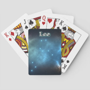 Leo constellation playing cards