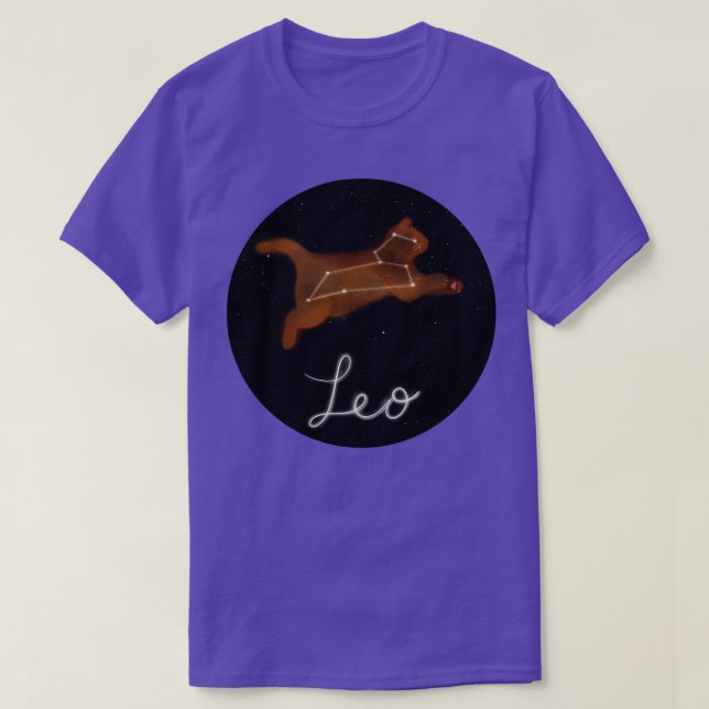 Leo Constellation T-Shirt (Design Front)