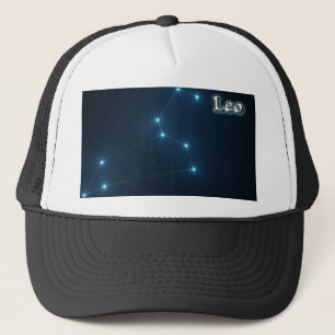 Leo constellation trucker hat
