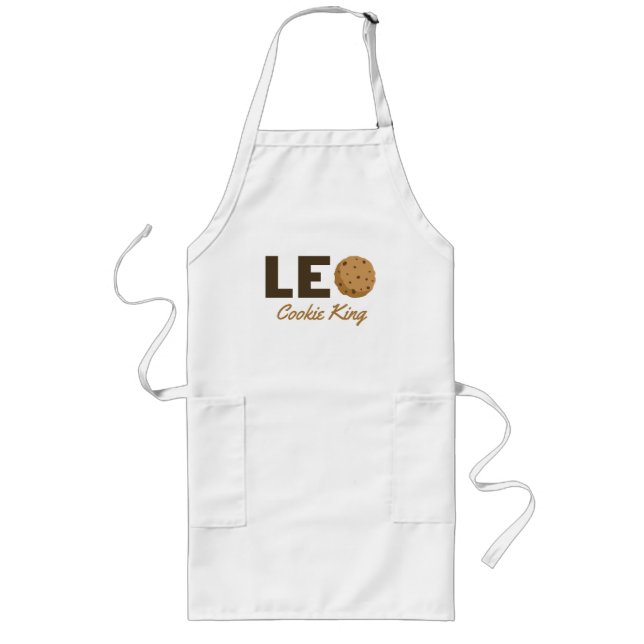 Leo cookie King Long Apron (Front)