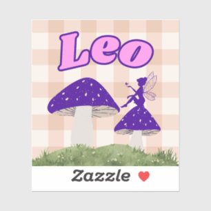 Leo Cottagecore Aesthetic Fairy Mushroom Art