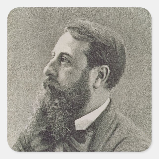 Leo Delibes Square Sticker (Front)