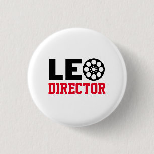 Leo Director 3 Cm Round Badge