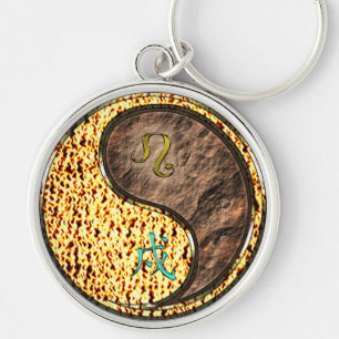 Leo & Earth Dog Key Ring
