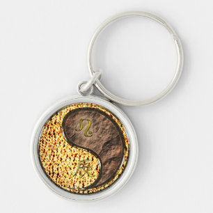 Leo & Earth Dragon Key Ring