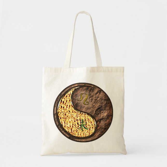 Leo & Earth Goat Tote Bag (Front)