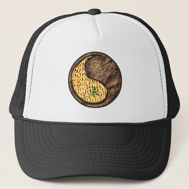 Leo & Earth Goat Trucker Hat (Front)