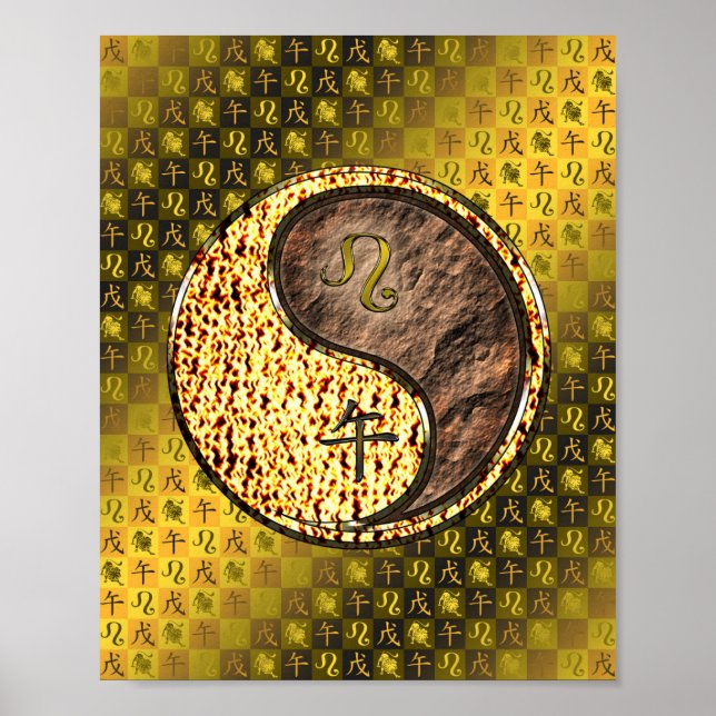 Leo & Earth Horse Poster (Front)