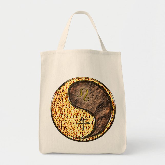 Leo & Earth Horse Tote Bag (Front)
