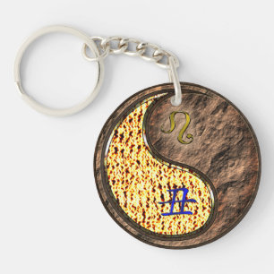 Leo & Earth Ox Key Ring