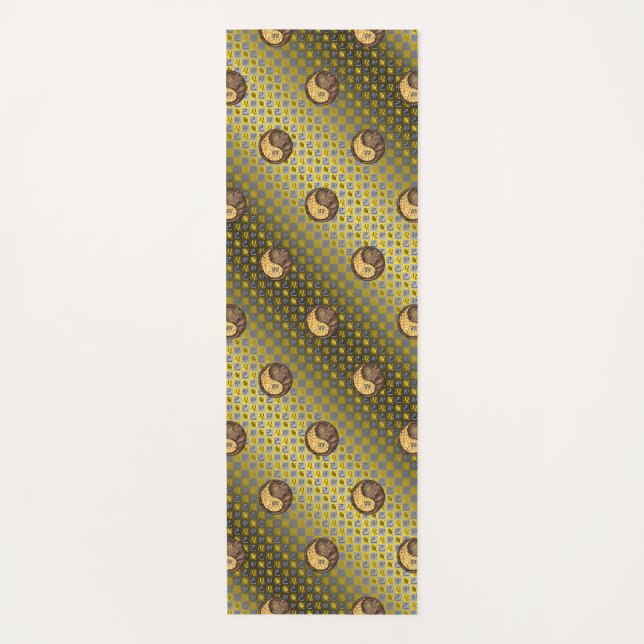 Leo & Earth Rabbit Yoga Mat (Front)