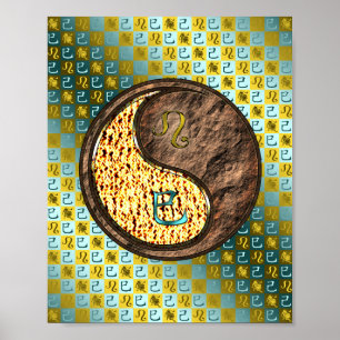 Leo & Earth Snake Poster