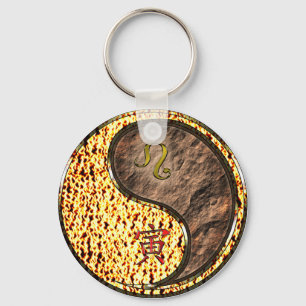 Leo & Earth Tiger Key Ring