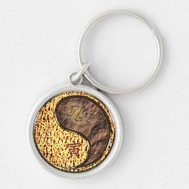 Leo & Earth Tiger Key Ring (Front)
