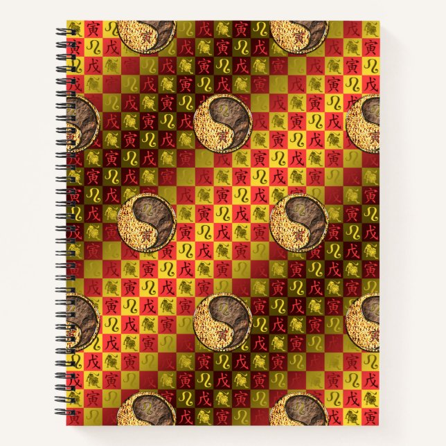 Leo & Earth Tiger Notebook (Front)