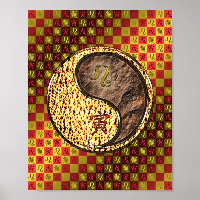 Leo & Earth Tiger Poster (Front)