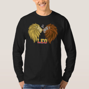 Leo Facts Astrology Lion Zodiac Sign Birthday T-Shirt
